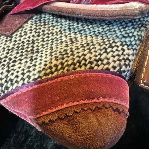 Coach Y2K Vintage Tweed Demi Hobo Flap - Picture 5 of 13